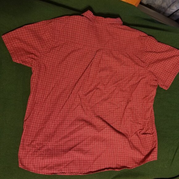 beautiful Cherokee red plaid XXL short sleeve shirt - Picture 5 of 6